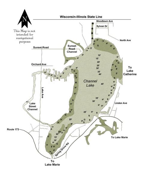 usgs channel lake